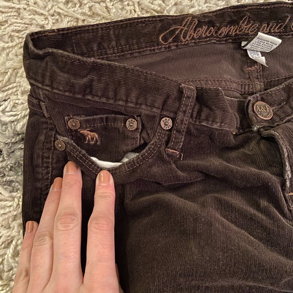 Abercrombie & Fitch Skinny Cords vintage chocolate brown - Picture 6 of 7